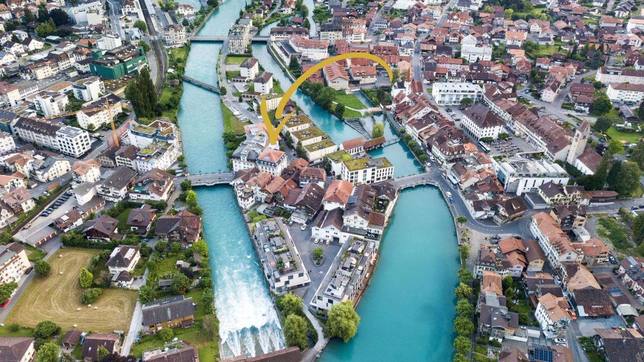 Aparthotel Krone - Self Check-In Unterseen Kültér fotó